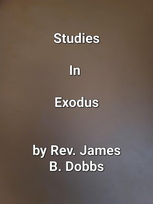 cover image of Studies In Exodus
